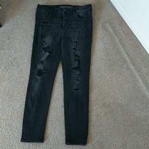 High rise american eagle jegging